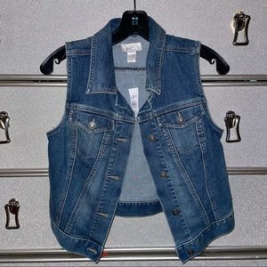 Loft denim vest